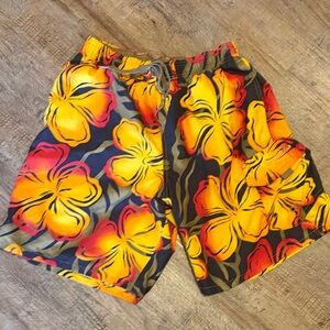 Speedo Men's Swim Trunks Hawaiian Floral